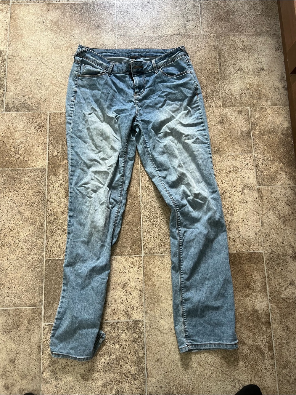 Natural Reflections Light Blue Straight-Leg Jeans